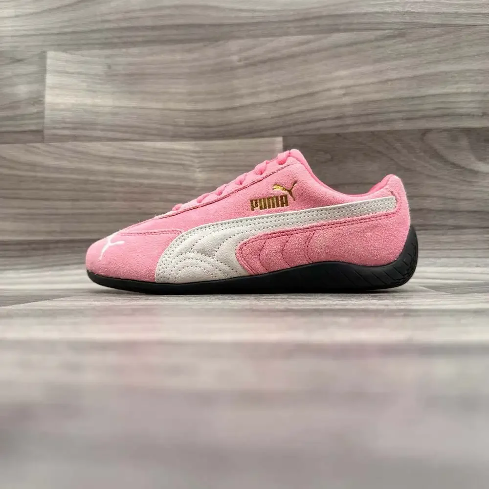 Puma NWOT Speedcat OG Big Kid 'Magic Rose' - Pink and White Suede Sneakers